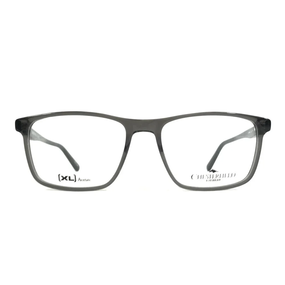 Chesterfield Eyeglasses Frames CH94XL CBL Gray Rectangle Full Rim XL 56-18-150